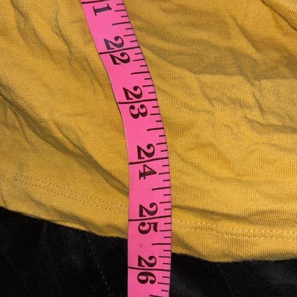 True Religion Mustard V-Neck Women Top - Picture 9 of 12